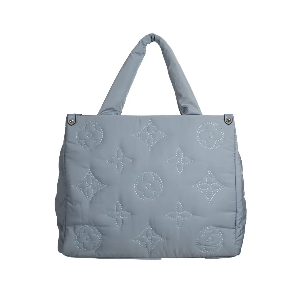 Bolso acolchado (Inspiracion Luis Vuitton) Color celeste 01.webp