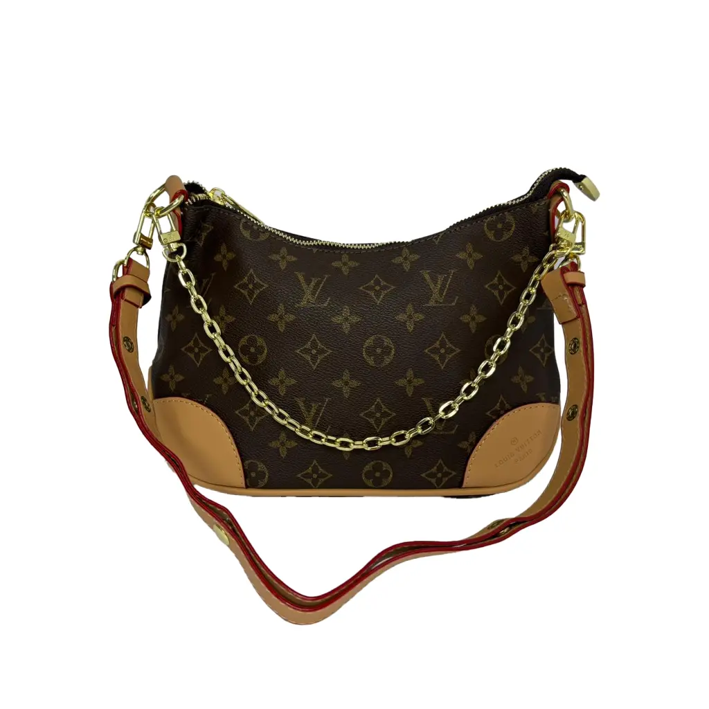 Bolso Boulogne PM Lona Monogram (Inspiración Louis Vuitton) Color Marrón.webp