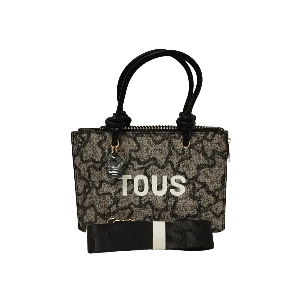 Bolso bandolera Charm Oso - Inspiración Tous - Cacao.webp