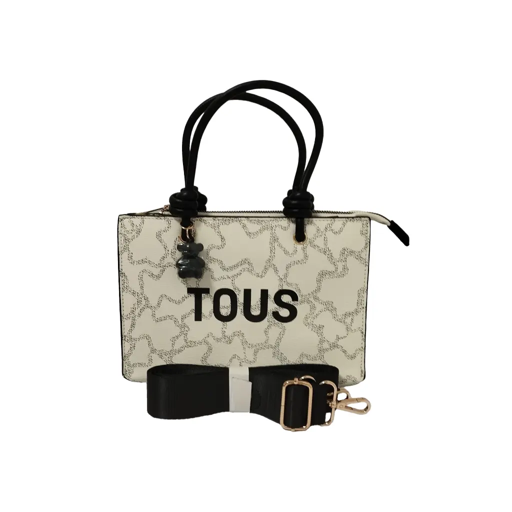 Bolso bandolera Charm Oso - Inspiración Tous - Beige.webp