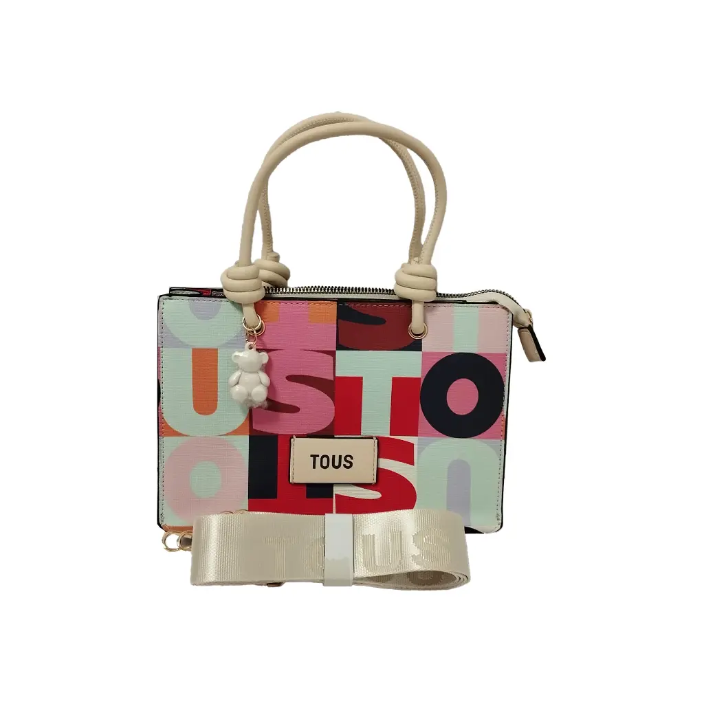 Bolso bandolera Charm Oso - Inspiración Tous - Multicolor.webp