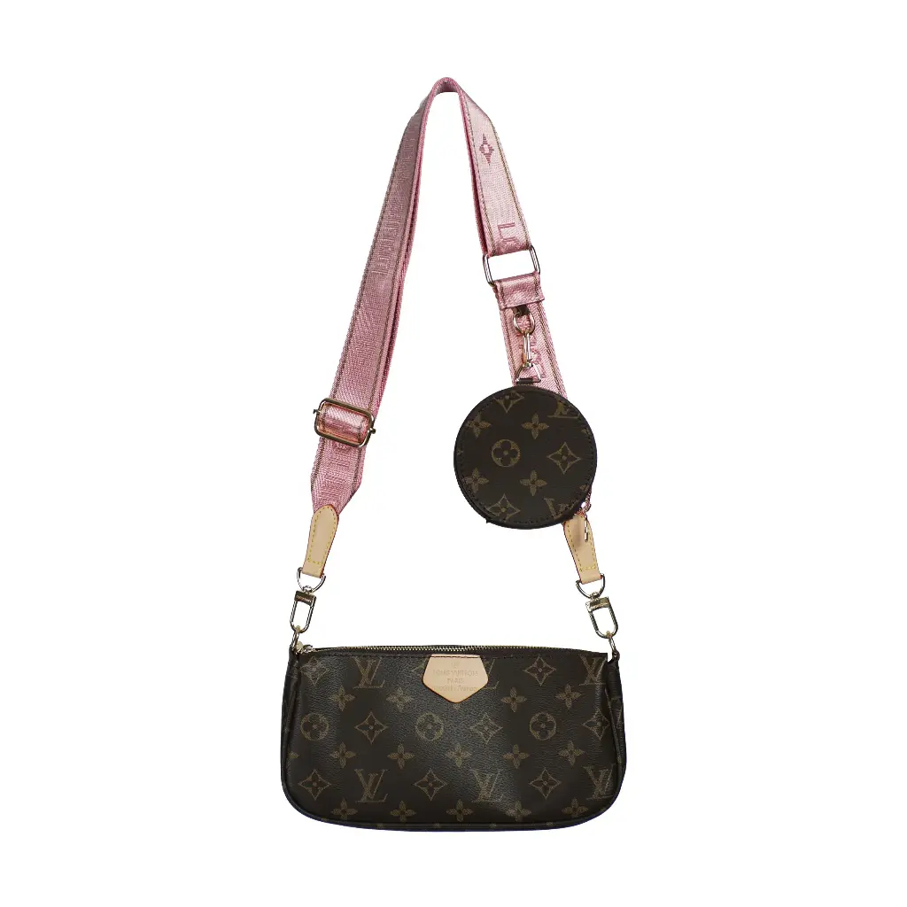Bolso Multi Pochette Accessoires (Inspiración Louis Vuitton) Color Rosa Palo 01.webp
