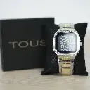 Reloj Analogico Cuadrado Icon Caos Dots(Inspiración Tous) Dorado y Plata 01.webp