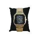 Reloj Analogico Cuadrado Icon Caos Dots(Inspiración Tous) Dorado 02.webp