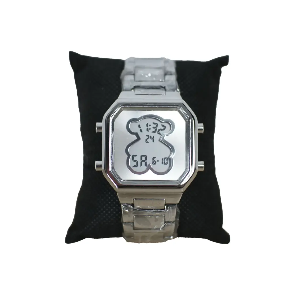 Reloj Digital mujer D-Bear Interno (Inspiración Tous) - Plata 02.webp