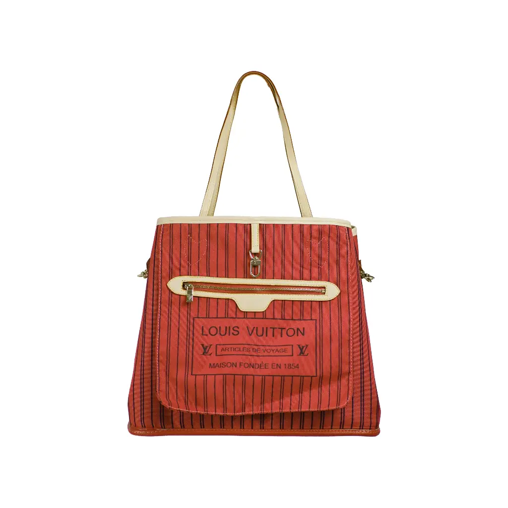 Bolso Louis Vo Shopper monograma - Inspiración Louis Vuitton) Color marron rojo 05.webp