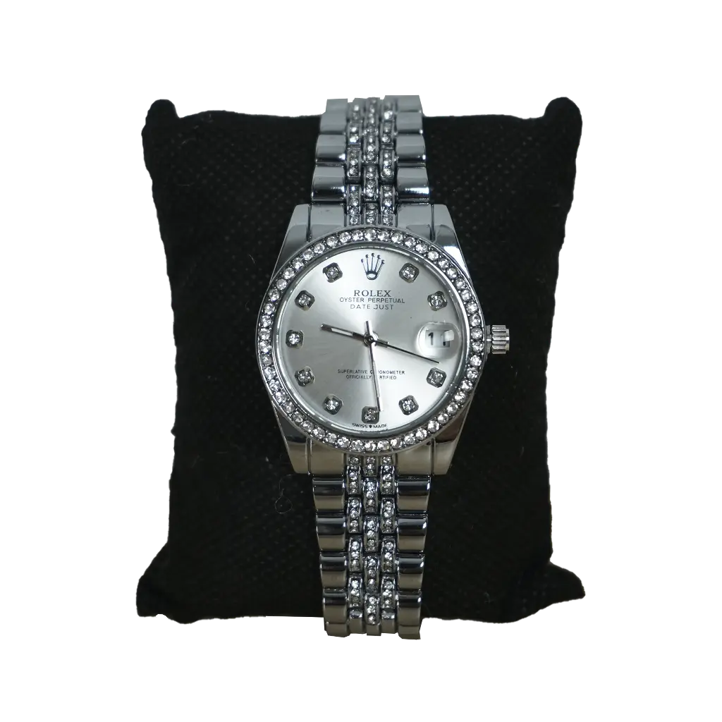 Reloj Analogico Silver Mujer (Inspiración Rolex) Datejust - Plateado - 01.webp
