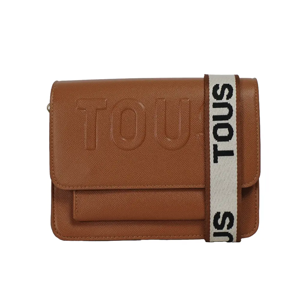 Bandolera mediana Audree (Inspiración Tous) Color marron 01.webp