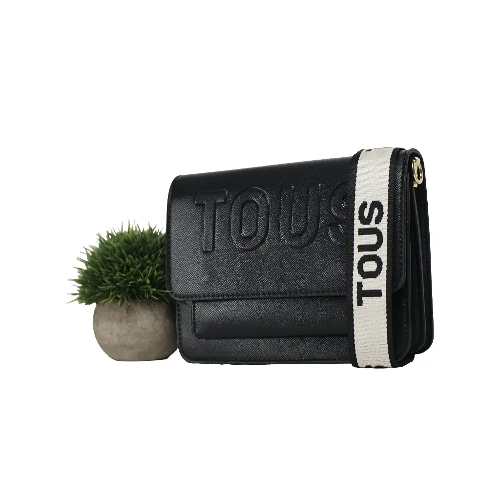 Bandolera mediana Audree (Inspiración Tous) Color Negro 04.webp