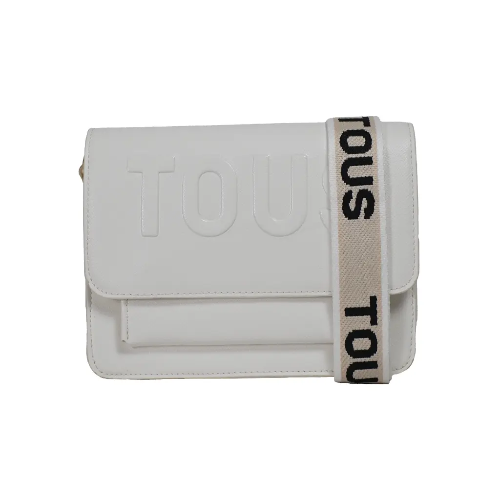 Bandolera mediana Audree (Inspiración Tous) Color Blanco 02.webp