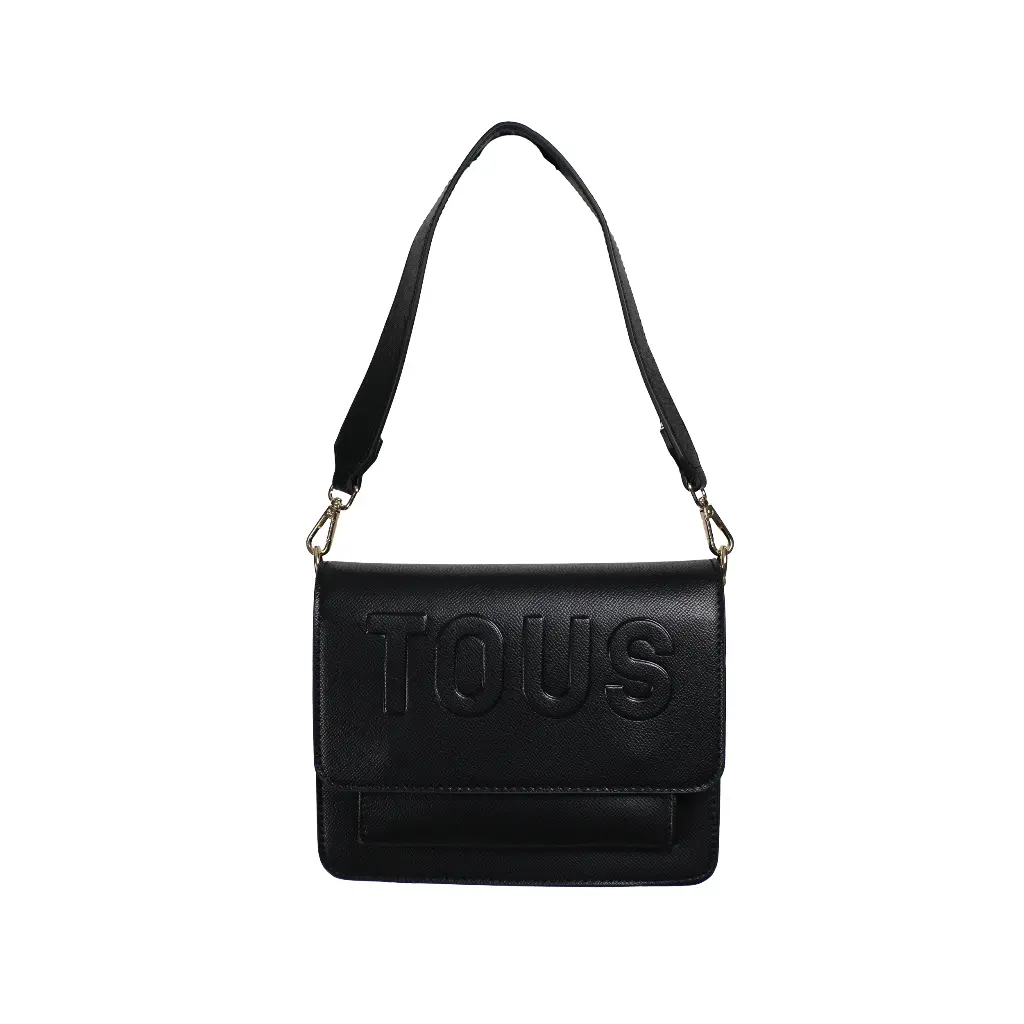 Bandolera mediana Audree (Inspiración Tous) Color Negro 01.webp