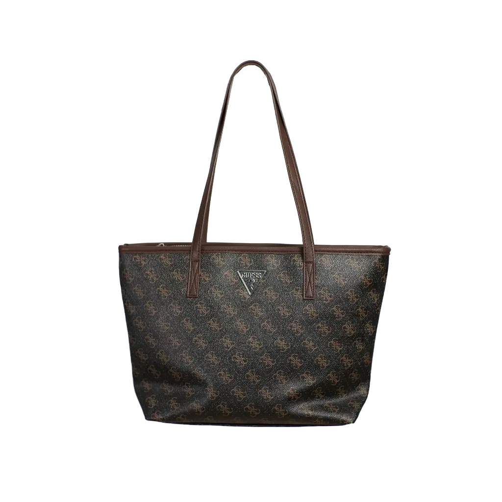 Bolso Shopper - Inspiración Guess - Eco Brenton logotipo 4G - Negro-01.webp