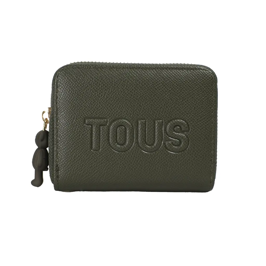 Monedero motivo Oso (Inspiración Tous) Color verde.webp