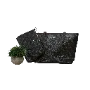 Bolso Shopper - Inspiración Guess - Eco Brenton logotipo 4G - Negro-04.webp