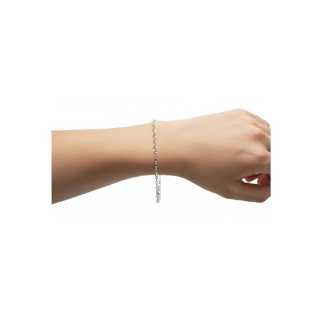 Pulsera Shine star Plata de ley 01.webp