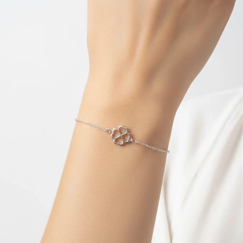 Pulsera Trebol de Plata 04.webp