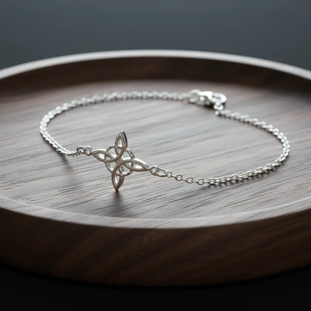 Pulsera Nudo de Bruja de Plata 04.webp