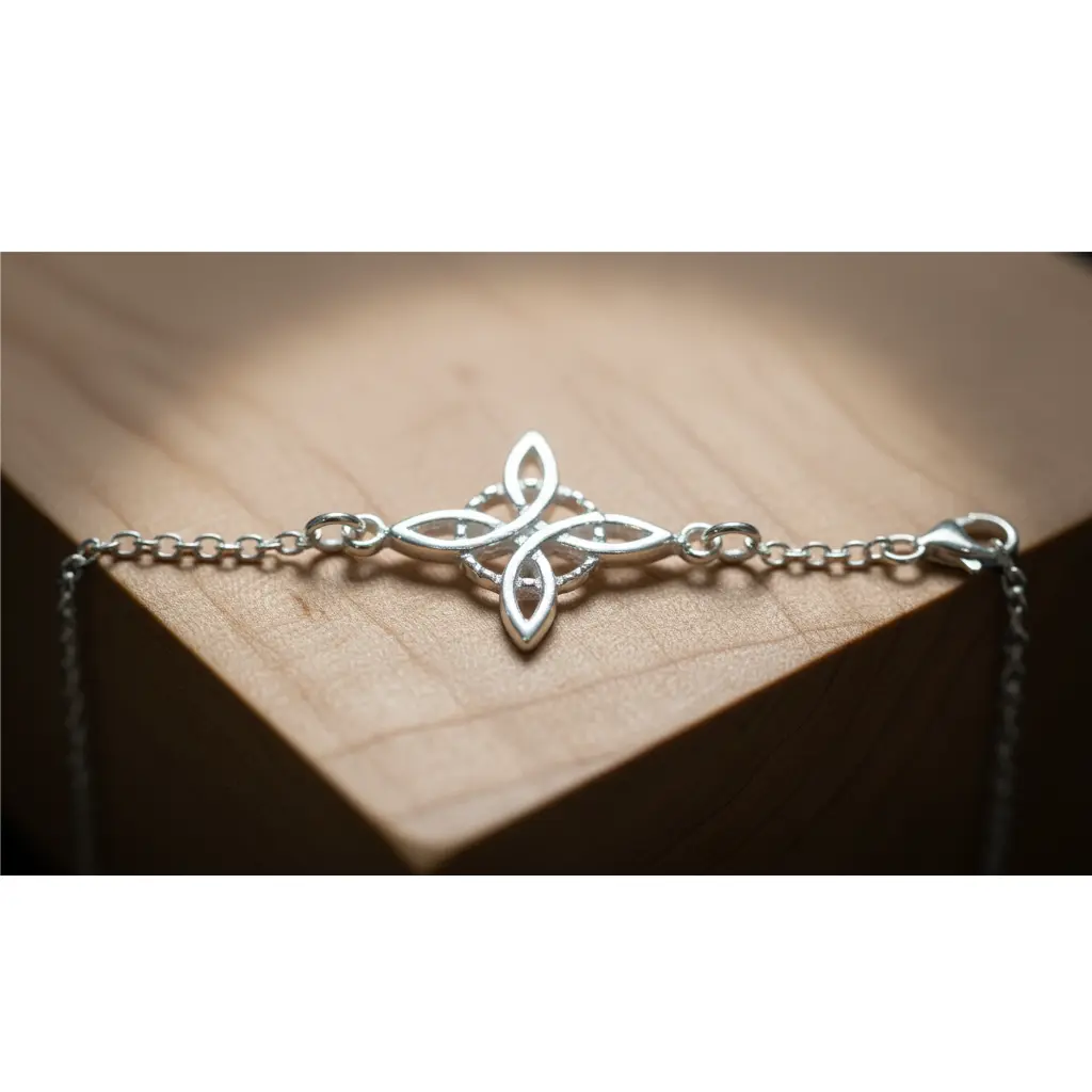 Pulsera Nudo de Bruja de Plata 02.webp