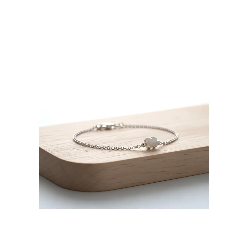 Pulsera motivo Oso Sweet Dolls de Plata 01.webp