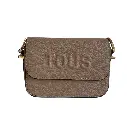 Bolso Tous bandolera - Inspiración Tous - Tipo Media Solapa - Color Cacao.webp
