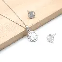 Conjunto De Collar y Pendientes motivo Oso Tous Plata 03.webp