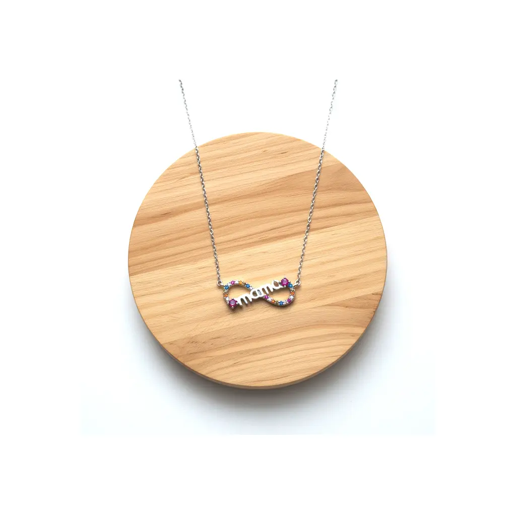 Collar Simbolo Infinito Mamá Zirconita 01.webp