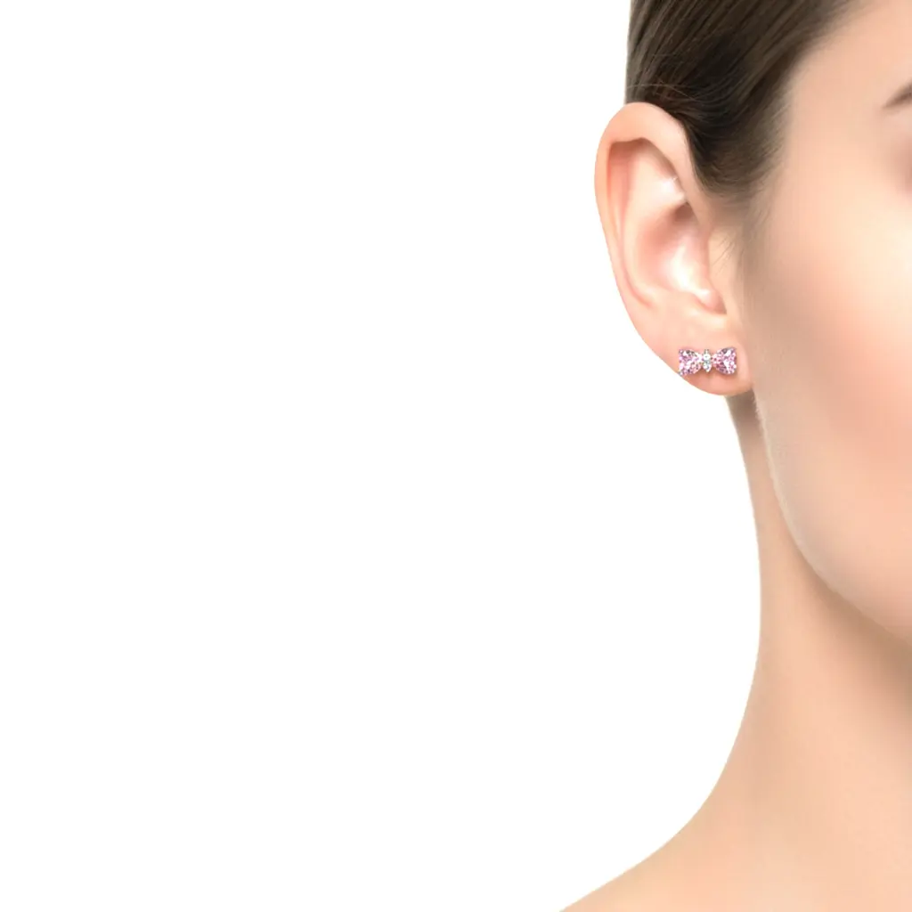 Pendientes Forma Lazo Rosa 02.webp