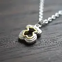 Collar Oso Triple Dorado y Plata Tous 002.webp