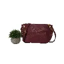 Bolso de hombro Tachas Laterales Granate 03.webp