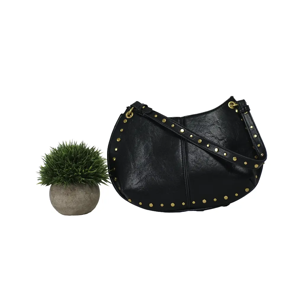 Bolso de Hombro Media Luna Negro 04.webp