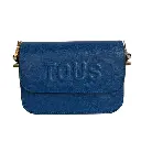 Bolso Tous bandolera - Inspiración Tous - Tipo Media Solapa - Color Azul.webp