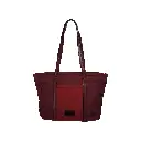 Bolso Shopper pliegues doble asa Color Granate 01.webp