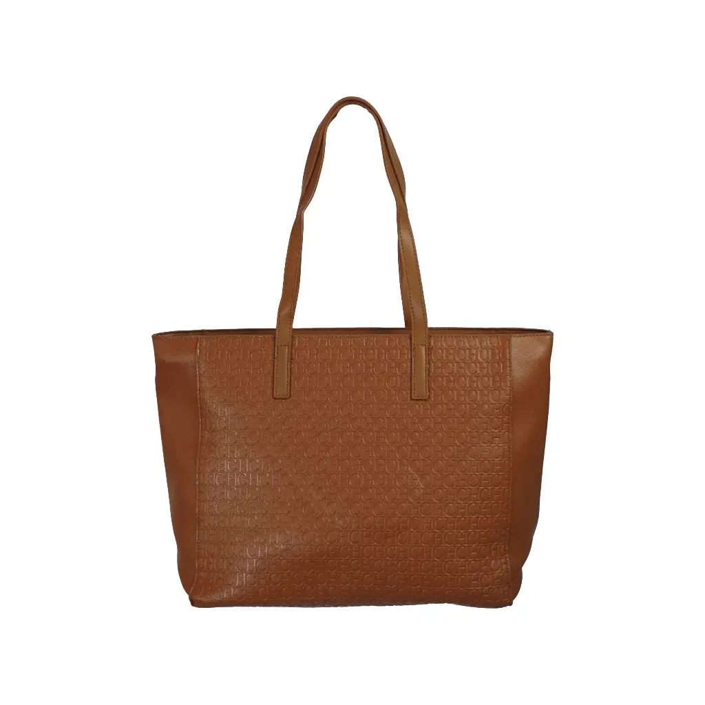 Bolso de hombro Tote (Ispiración Carolina Herrera) Color marron 02.webp