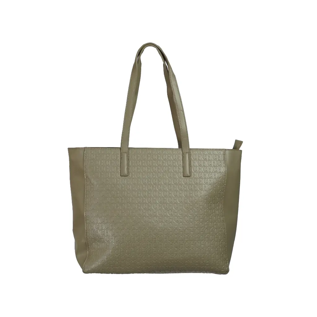 Bolso de hombro Tote (Ispiración Carolina Herrera) Color Beige 01.webp