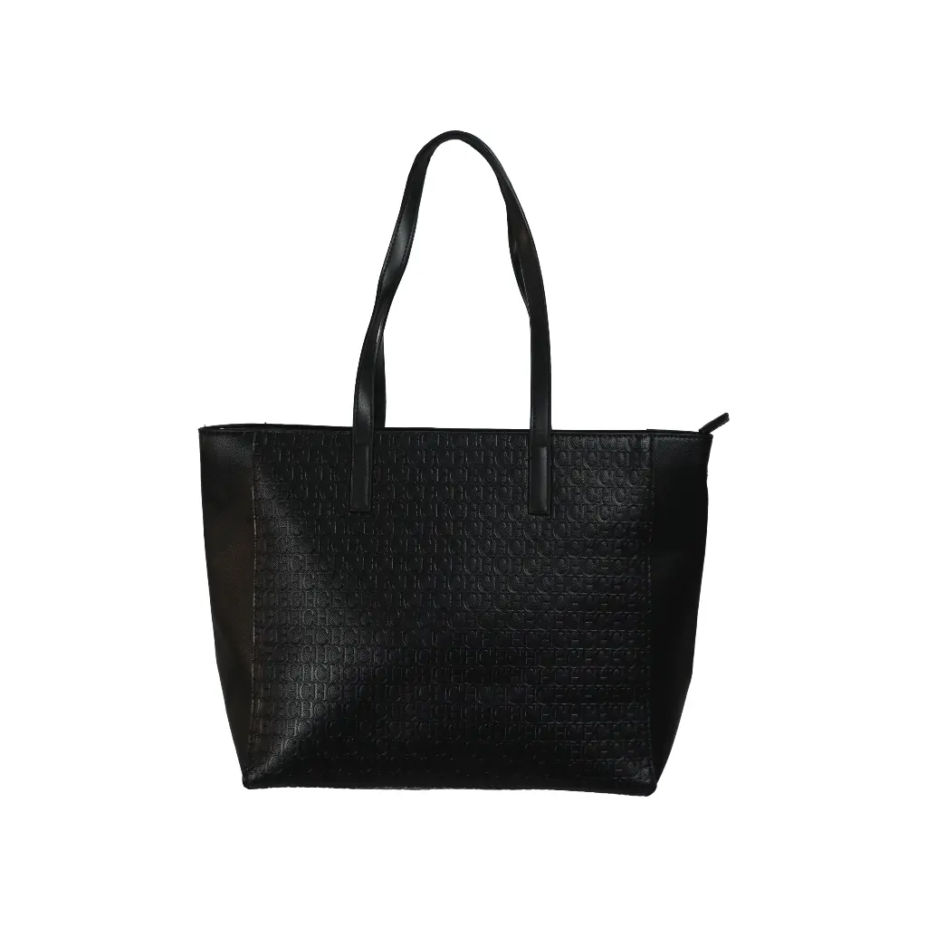 Bolso de hombro Tote (Ispiración Carolina Herrera) Color Negro 01.webp