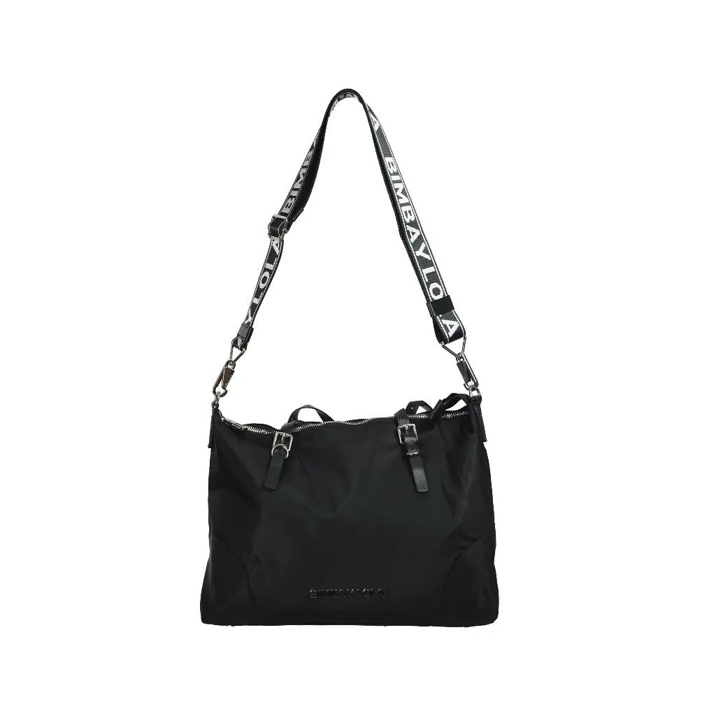 Bolso Bandolera Nylon (Inspiración Bimba y Lola) - Negro 03.webp