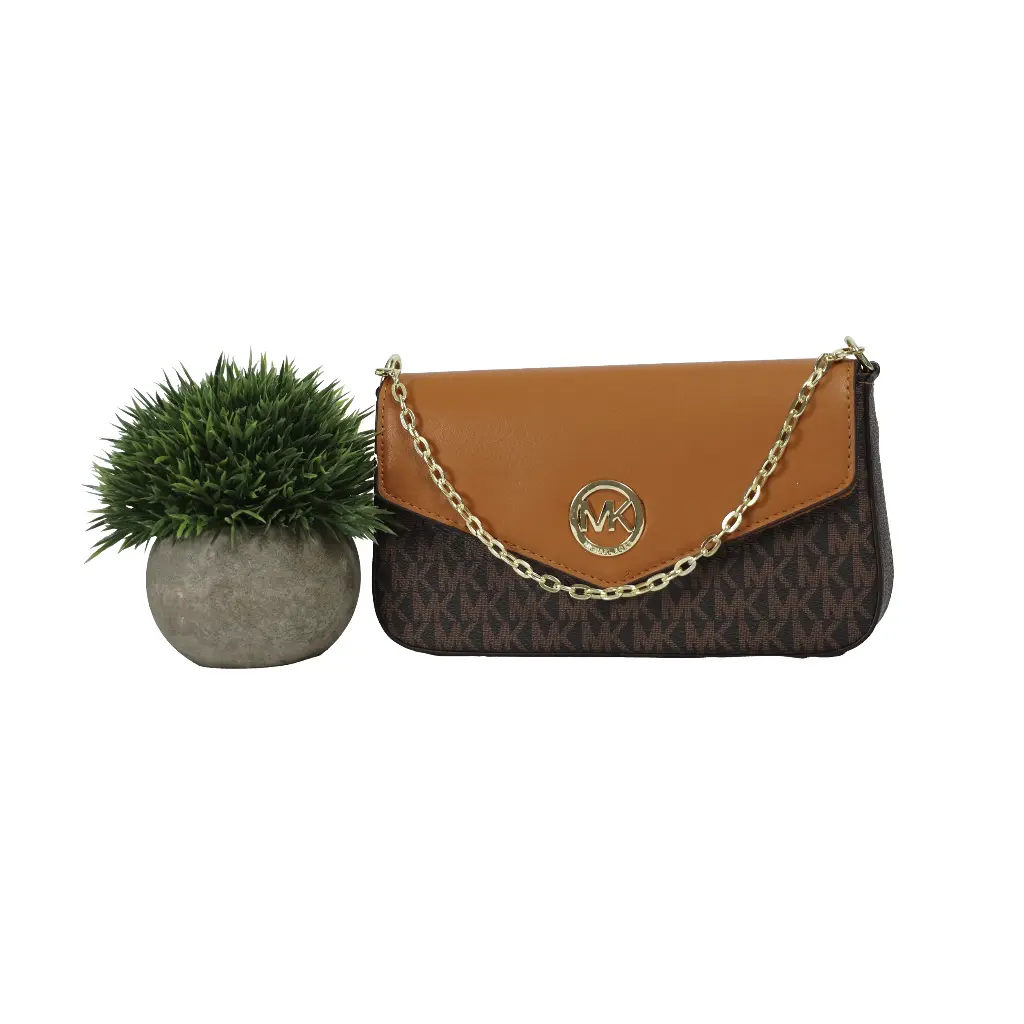 Bolso Set Bandolera Monogram (Inspiración Michael Kors) Color Marrón 03.webp