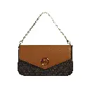 Bolso Set Bandolera Monogram (Inspiración Michael Kors) Color Marrón 01.webp
