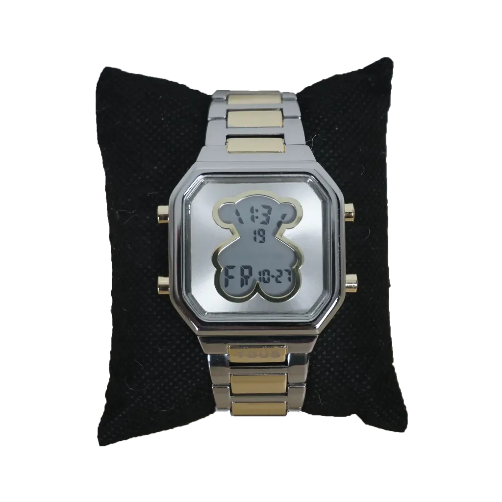 Reloj Digital mujer D-Bear Interno (Inspiración Tous) - Plata y Dorado  01.webp