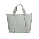 Bolso Shopper Grande (Inspiración Tommy Hilfiger) Color Marfil Resalte Rosa 02.webp