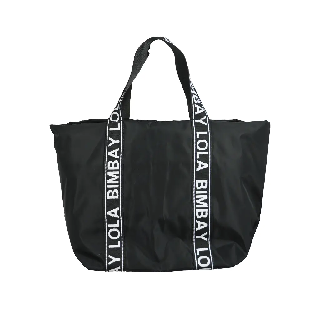 Bolso Shopper Maxi (Inspiración Bimba y Lola) Color Negro Resalte Negro 01.webp