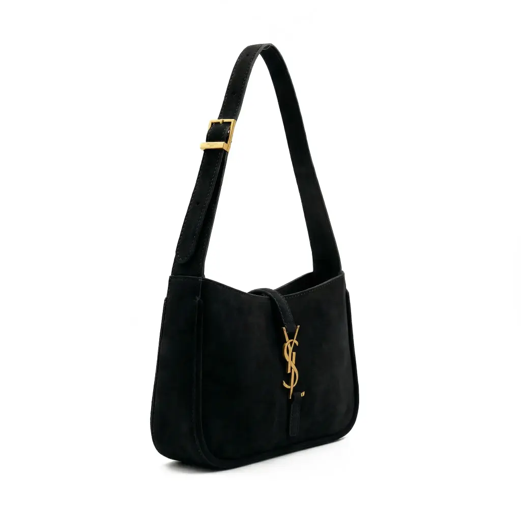 Bolsos de hombro de Ante (Inspiración Saint laurent) Negro 01.webp