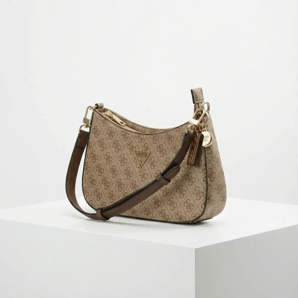 Bolso de hombro NOELLE (Inspiración Guess) Caqui 01.webp