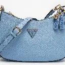 Bolso de hombro Polipiel Noelle (Inspiración guess) Celeste 05.webp