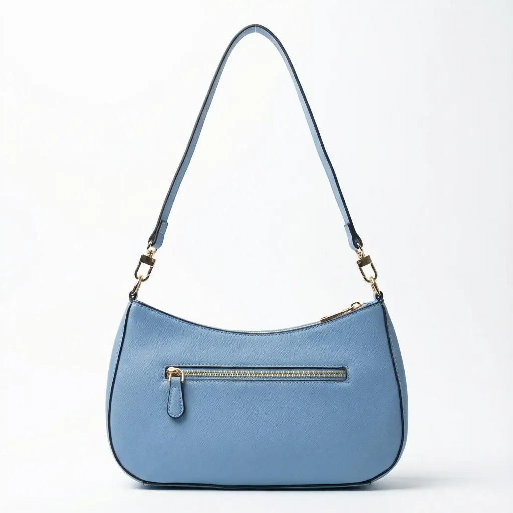 Bolso de hombro Polipiel Noelle (Inspiración guess) Celeste 02.webp