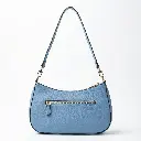 Bolso de hombro Polipiel Noelle (Inspiración guess) Celeste 02.webp