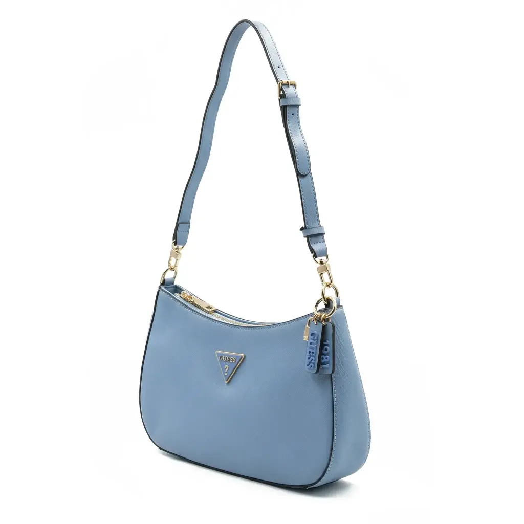 Bolso de hombro Polipiel Noelle (Inspiración guess) Celeste 08.webp