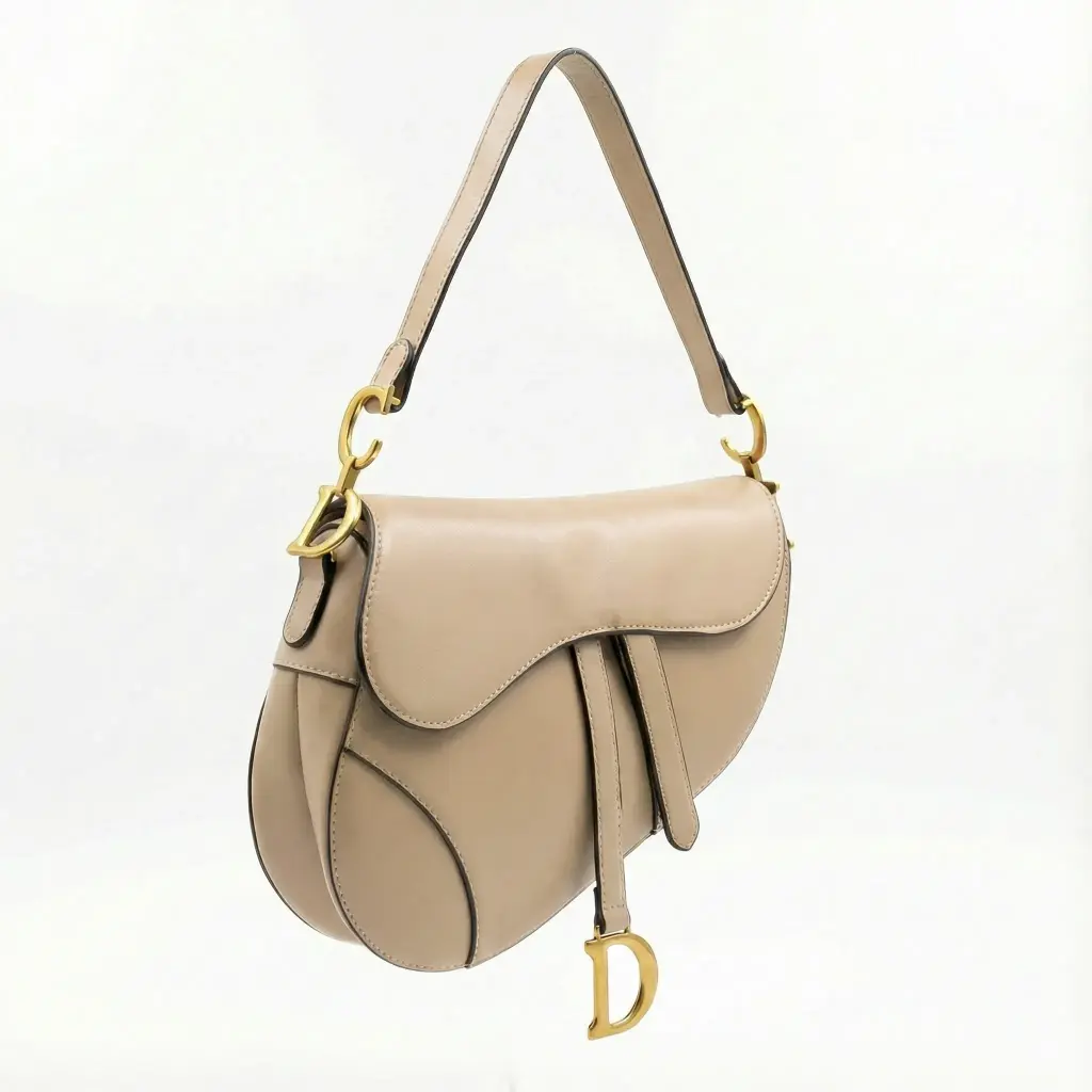 Bolso pequeño Saddle Multicarry con bandolera (Inspiración Dior) 14 Camel.webp