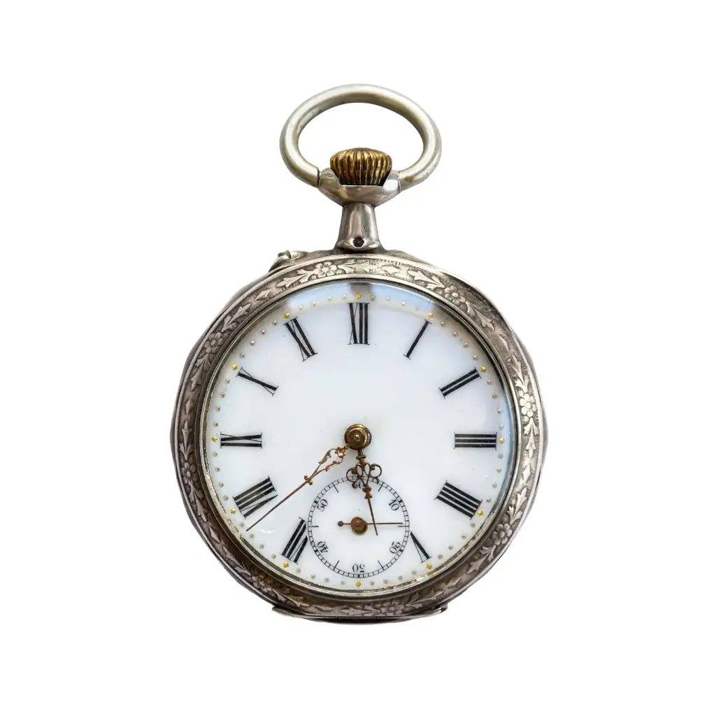 ZZ_Reloj de Bolsillo Clásico Grabado