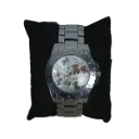 Reloj Analogico plateado con Osos (Inspiración Tous)